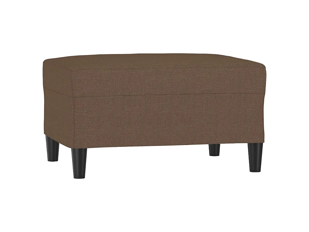 Fußhocker Braun 70x55x41 cm Stoff