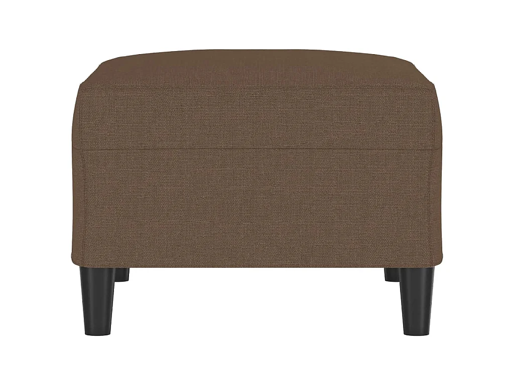 Fußhocker Braun 70x55x41 cm Stoff
