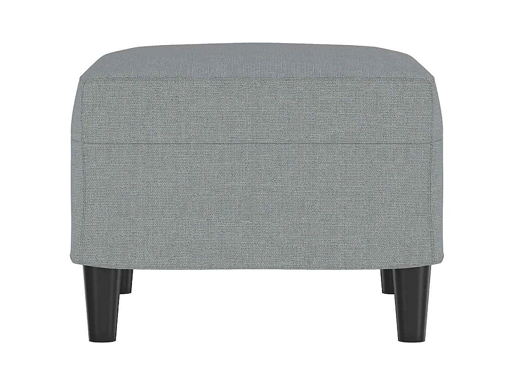 Repose-pied Gris clair 60x50x41 cm Tissu