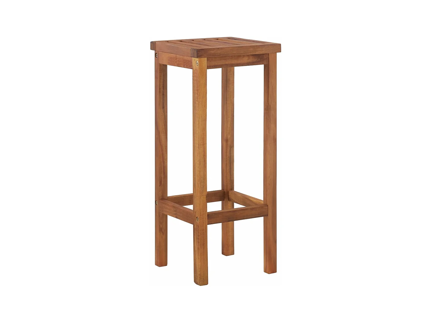 Set da Bar per Giardino 3 pz in Legno Massello di Acacia