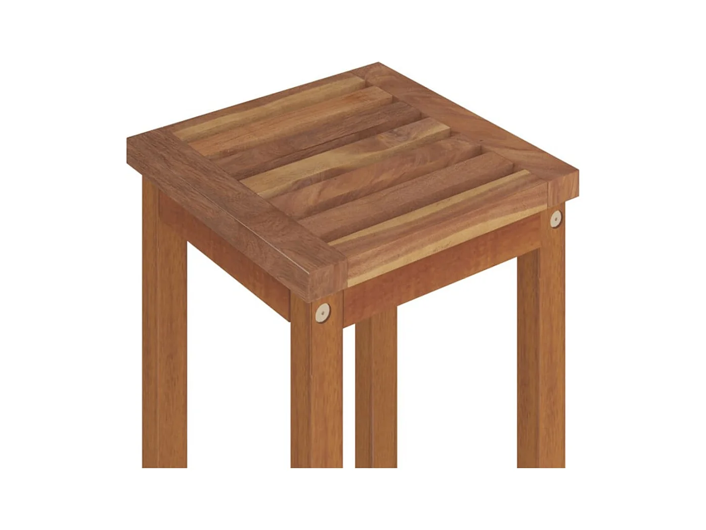 Set da Bar per Giardino 3 pz in Legno Massello di Acacia