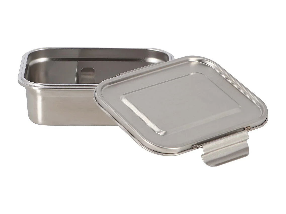 Boîte à lunch en acier inoxydable 19,7 x 14,8 x 6,4 cm