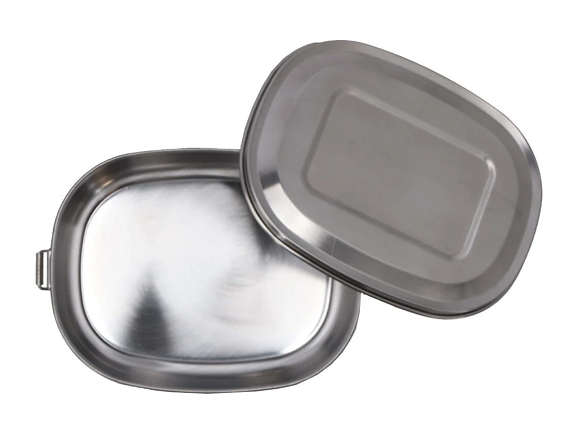 Boîte à lunch en acier inoxydable 18,2 x 13,9 x 5,8 cm