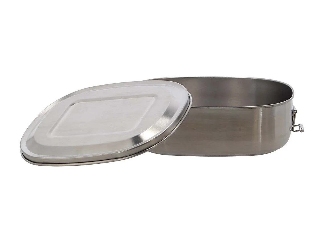 Boîte à lunch en acier inoxydable 18,2 x 13,9 x 5,8 cm