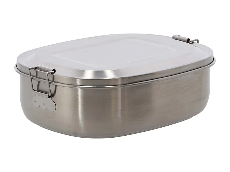 Boîte à lunch en acier inoxydable 18,2 x 13,9 x 5,8 cm