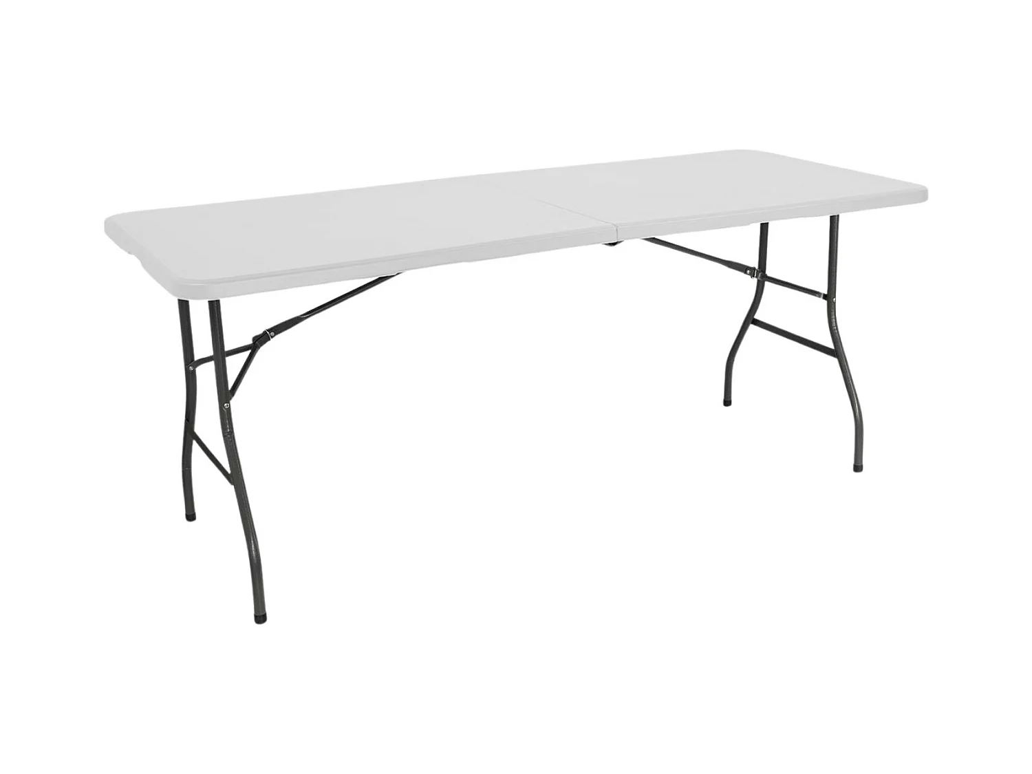 Table Pliante 180cm Rectangulaire Restauration Blanc Thinia Home