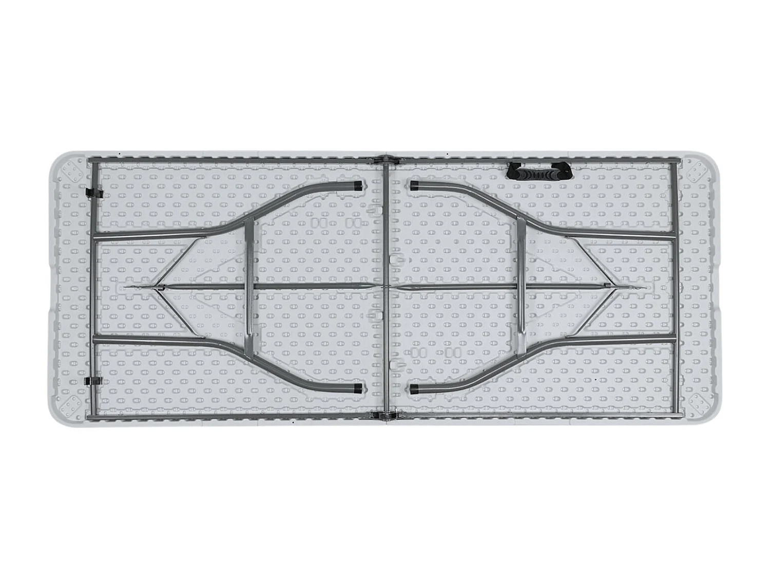 Table Pliante 180cm Rectangulaire Restauration Blanc Thinia Home