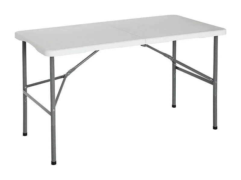 Table Pliante 122cm Rectangulaire Blanche Catering 7house