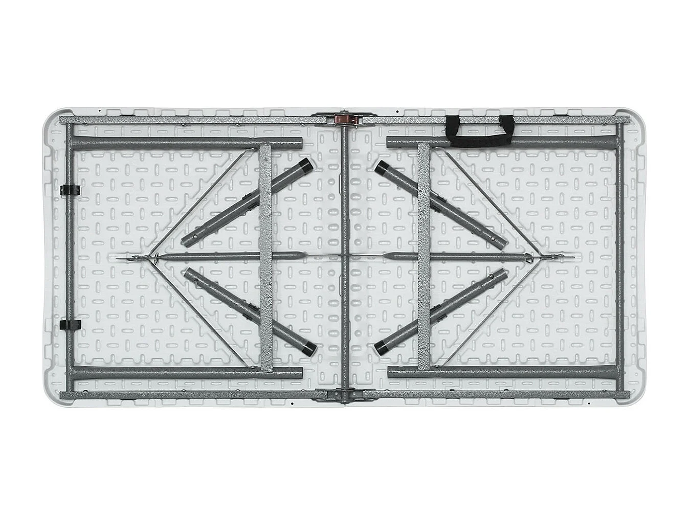 Table Pliante 122cm Rectangulaire Blanche Catering 7house