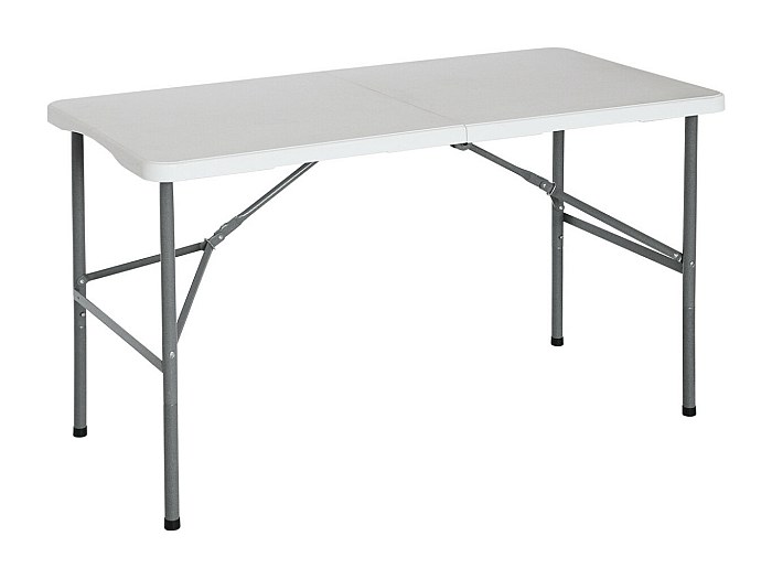 Tavolo pieghevole portatile resistente da 1,8 m con maniglia, altezza regolabile, multifunzionale per campeggio, picnic, interni/esterni, capacità di | Leroy Merlin