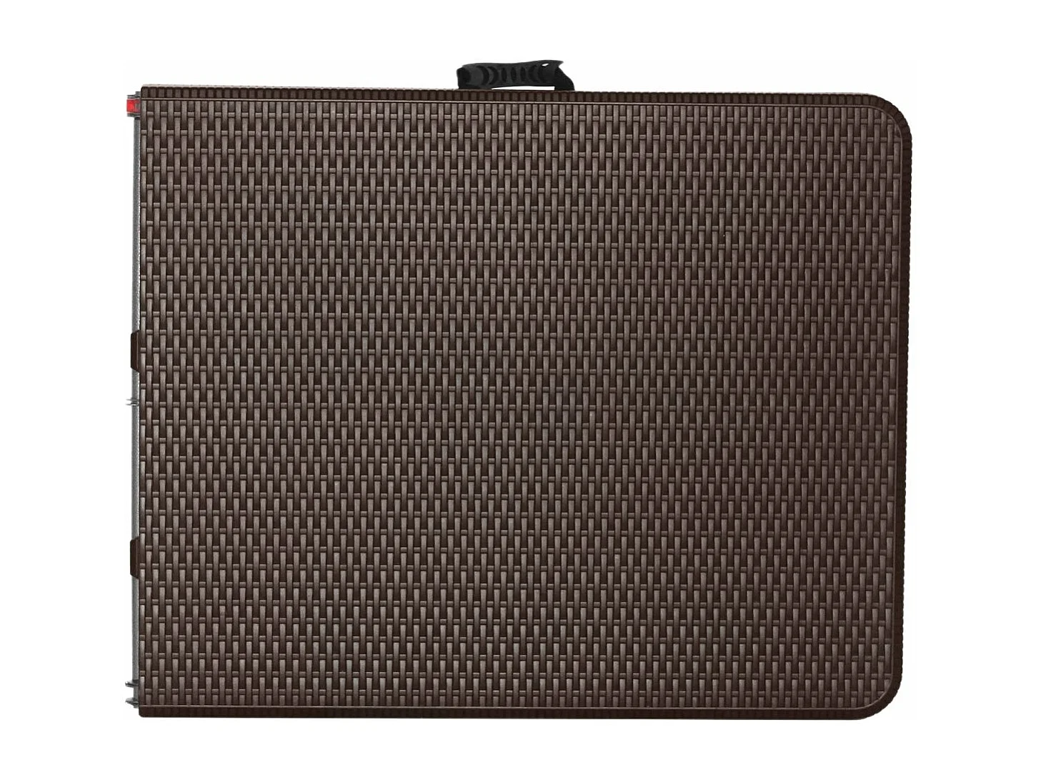 Tavolo da catering rettangolare pieghevole effetto rattan 180x74cm Thinia Home