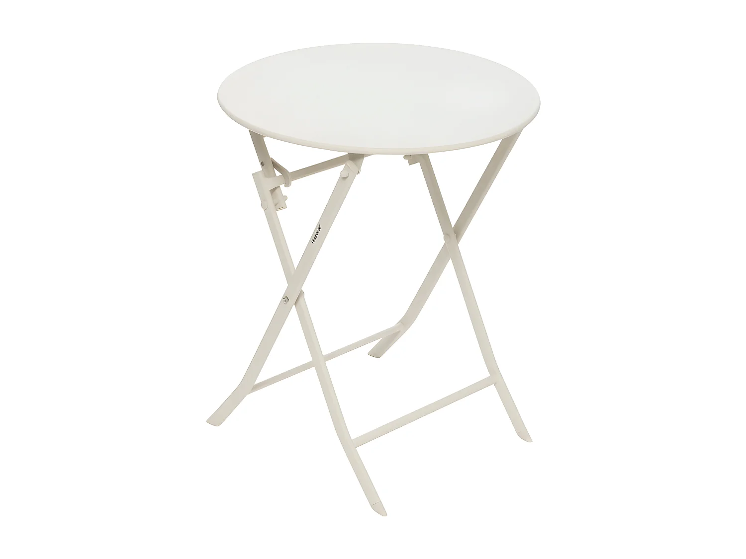 Table ronde pliante Greensboro 2p argile Hespéride