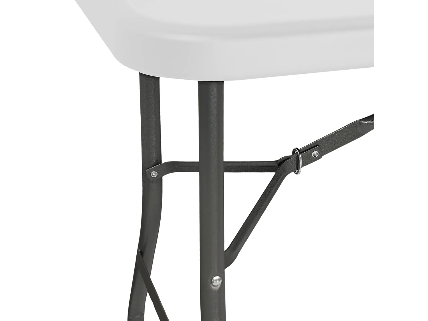 Pack de 2 Tables Pliantes 180cm Rectangulaire Restauration Blanc Thinia Home