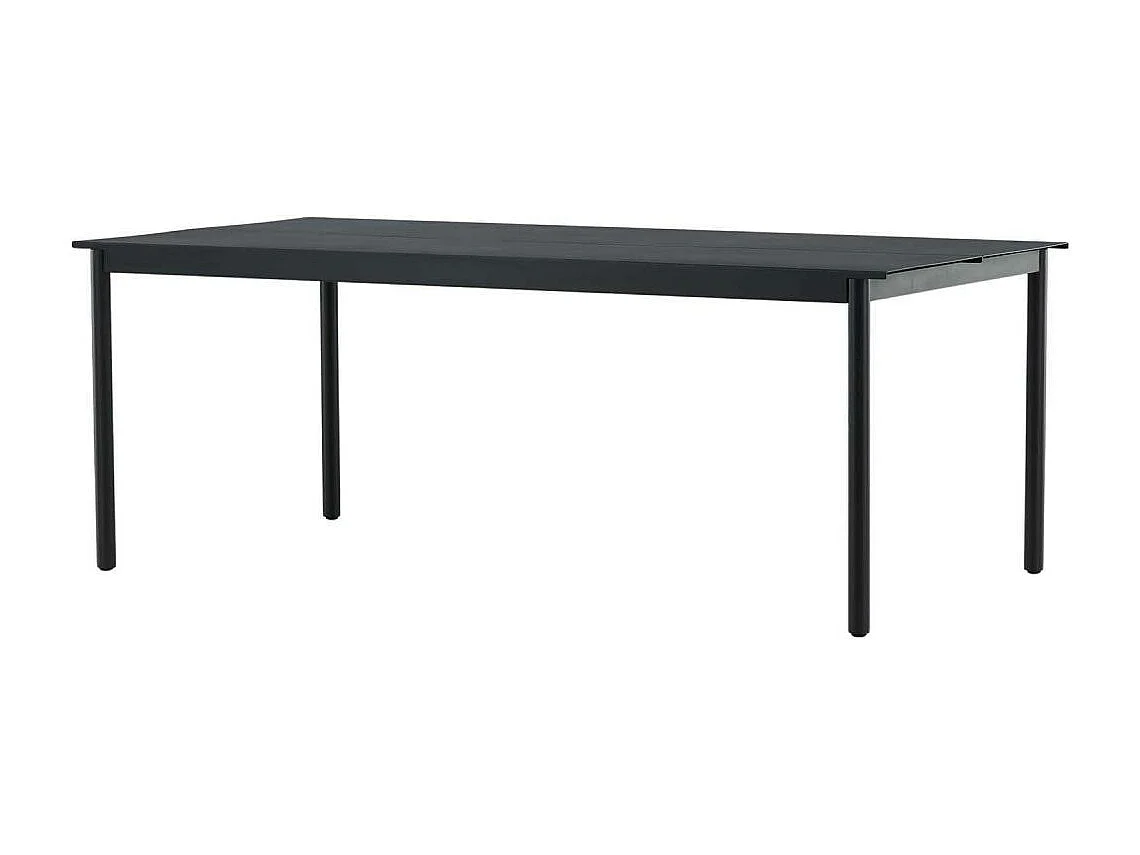 Table de Jardin "Modena" 200cm Noir