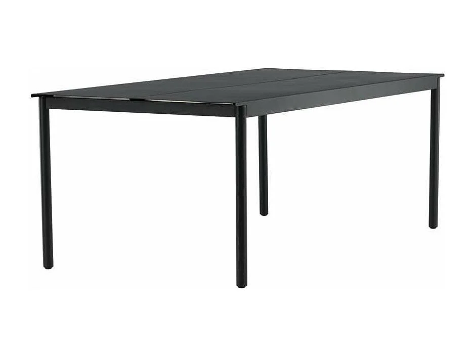 Table de Jardin "Modena" 200cm Noir