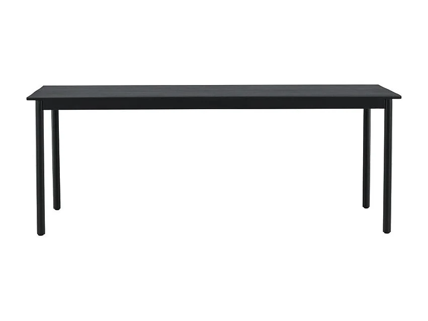 Table de Jardin "Modena" 200cm Noir