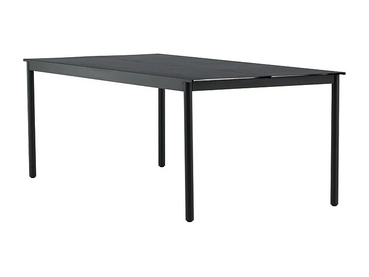 Table de Jardin "Modena" 200cm Noir