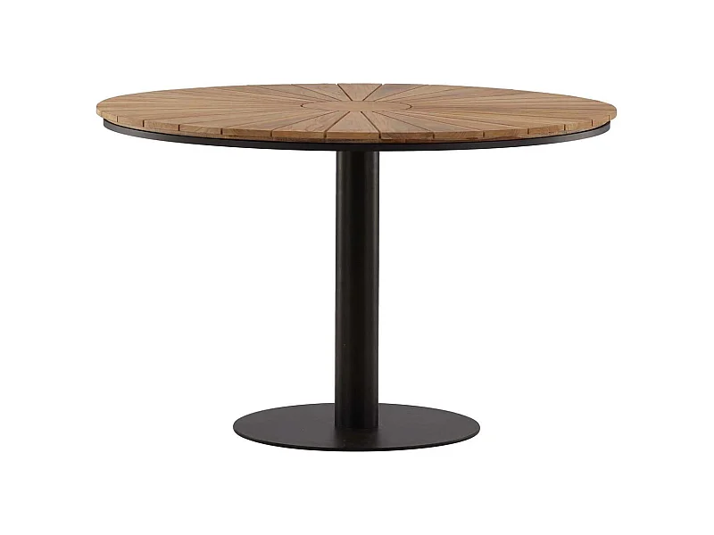 Croft Gartentisch Ø120 schwarz.