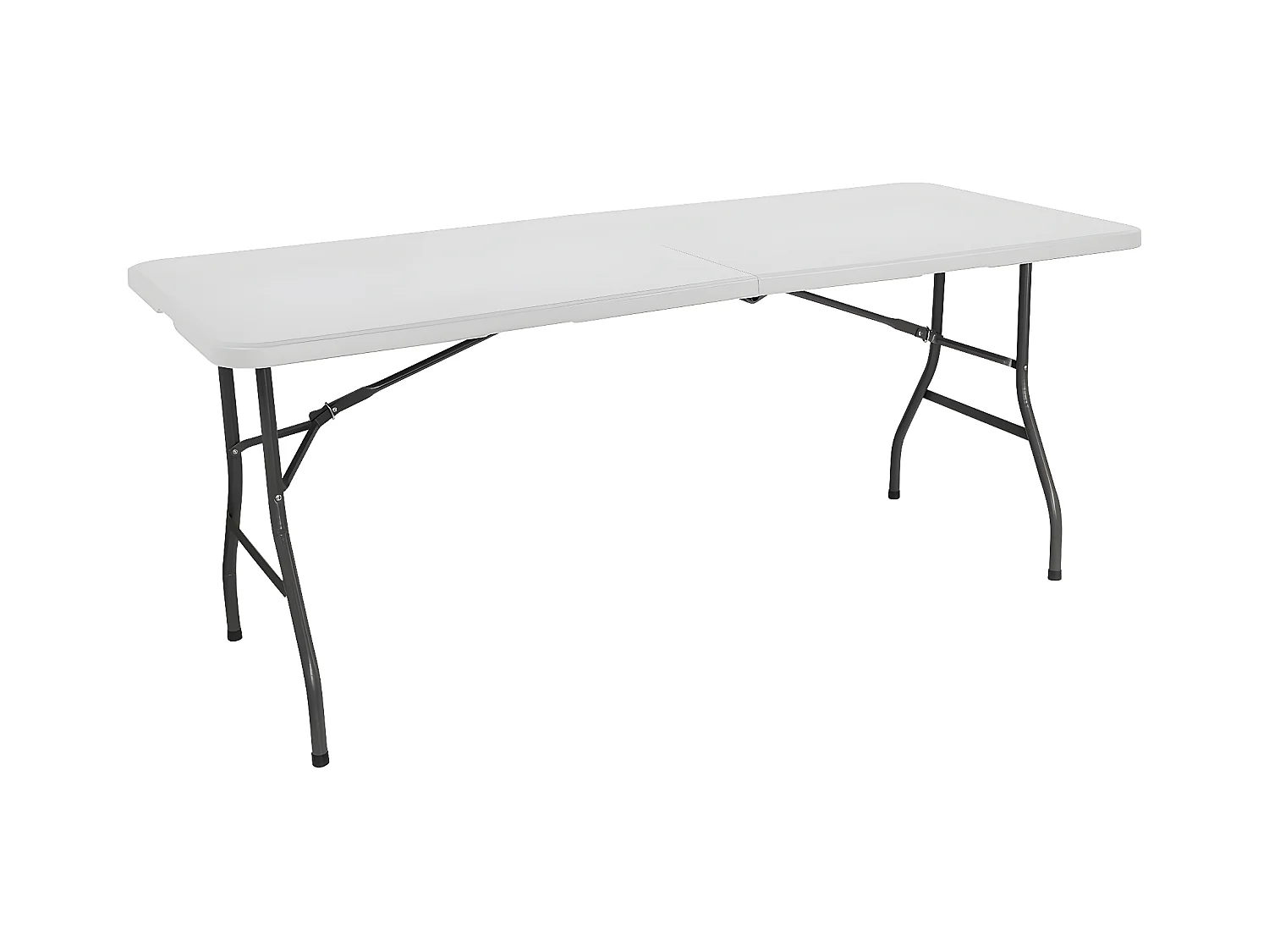 Table Pliante 240cm Rectangulaire Restauration Blanc Thinia Home