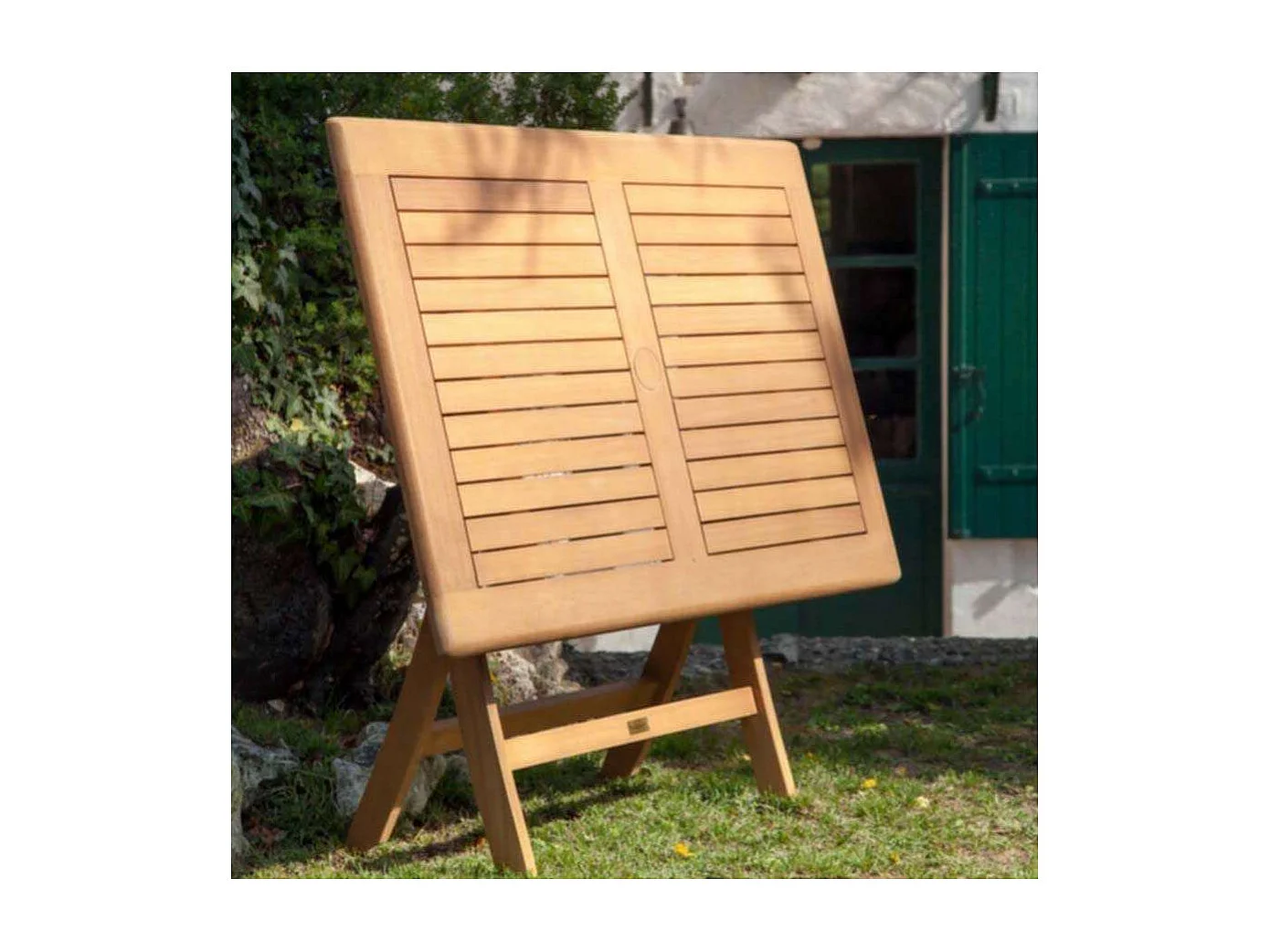 Table rectangulaire en acacia 110 x 70 cm Sophie