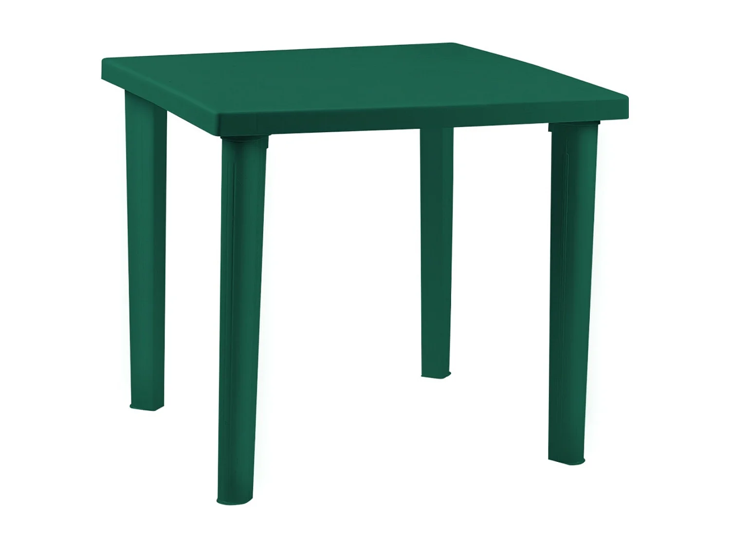 Tavolo quadrato Elegia in resina 79x79x72 cm Verde 7house