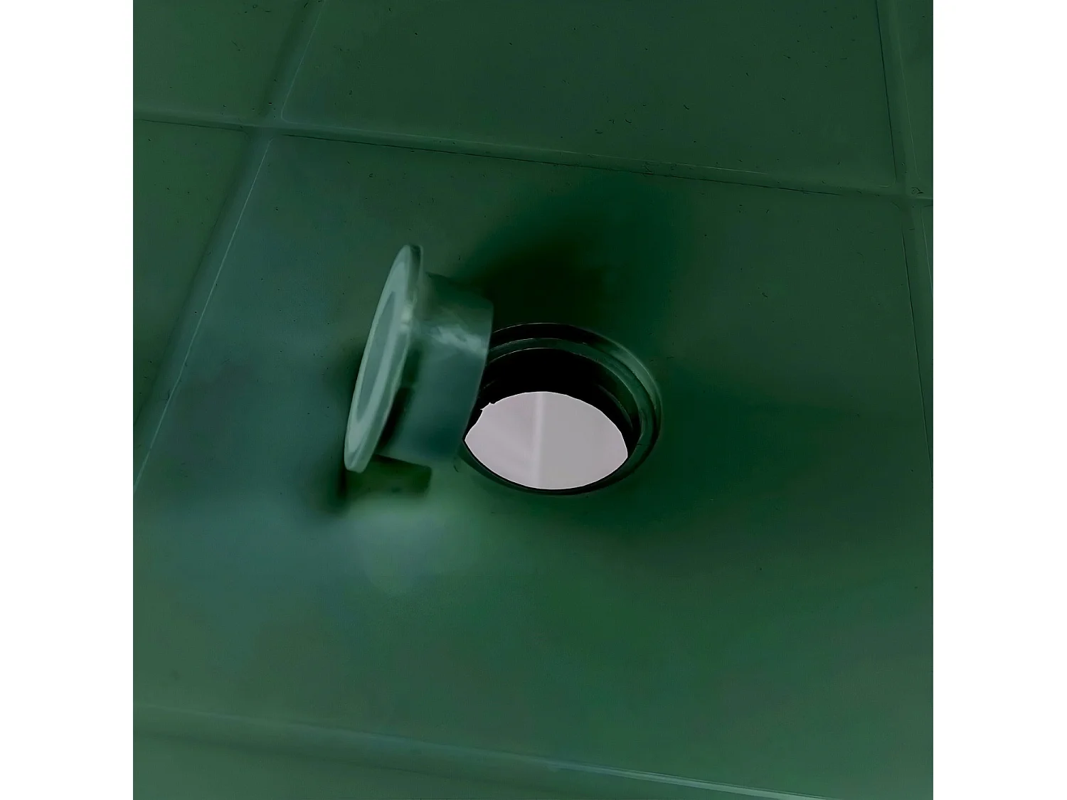 Tavolo quadrato Elegia in resina 79x79x72 cm Verde 7house