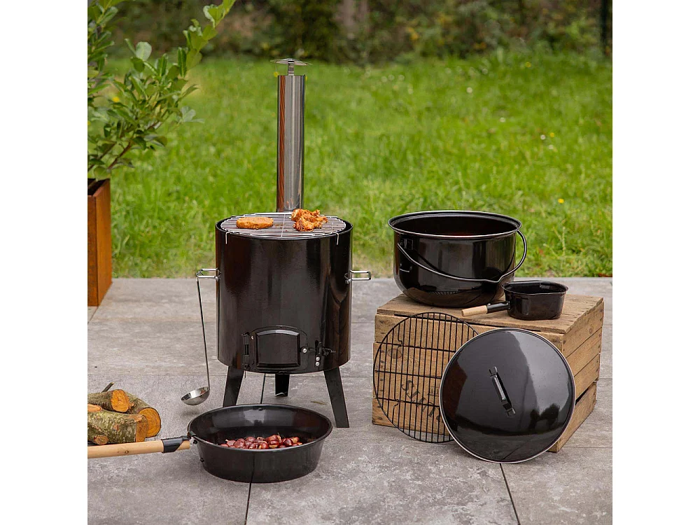 Ensemble de cuisson pour l'extérieur