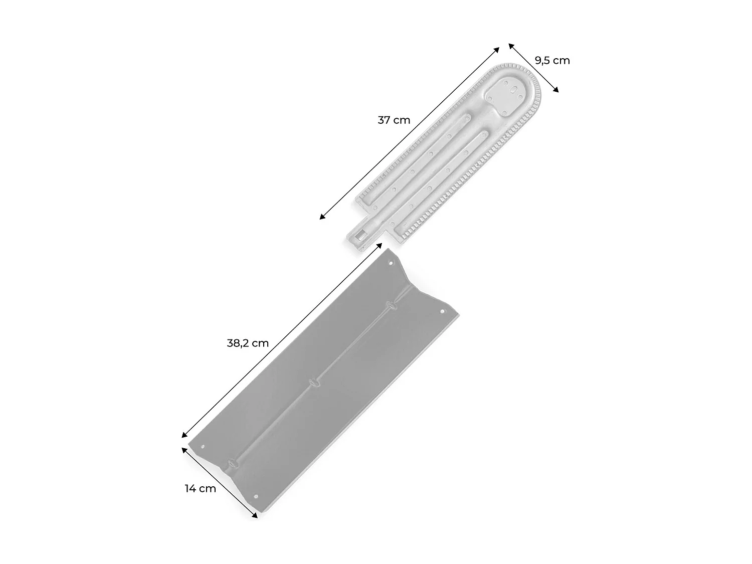 Set di 4 bruciatori e 4 diffusori per barbecue richelieu, d'artagnan e