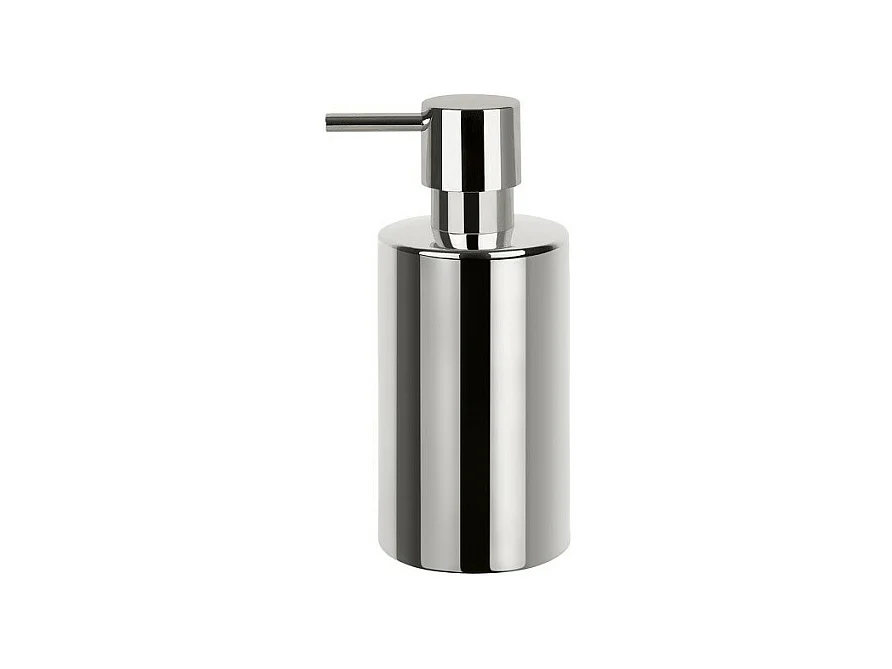 Distributeur de savon Porcelaine TUBE Chromé Spirella