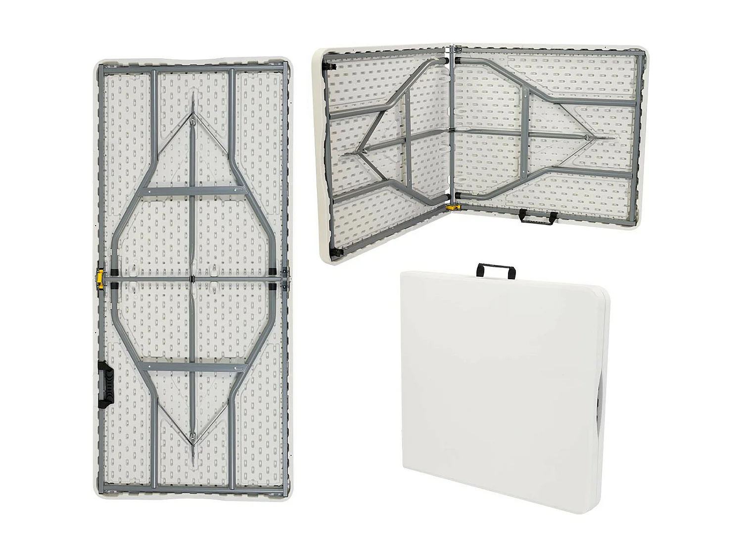 Table Pliante 150cm Rectangulaire Restauration Blanc Thinia Home