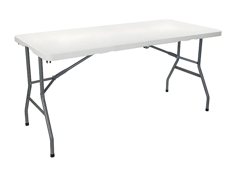 Table Pliante 150cm Rectangulaire Restauration Blanc Thinia Home
