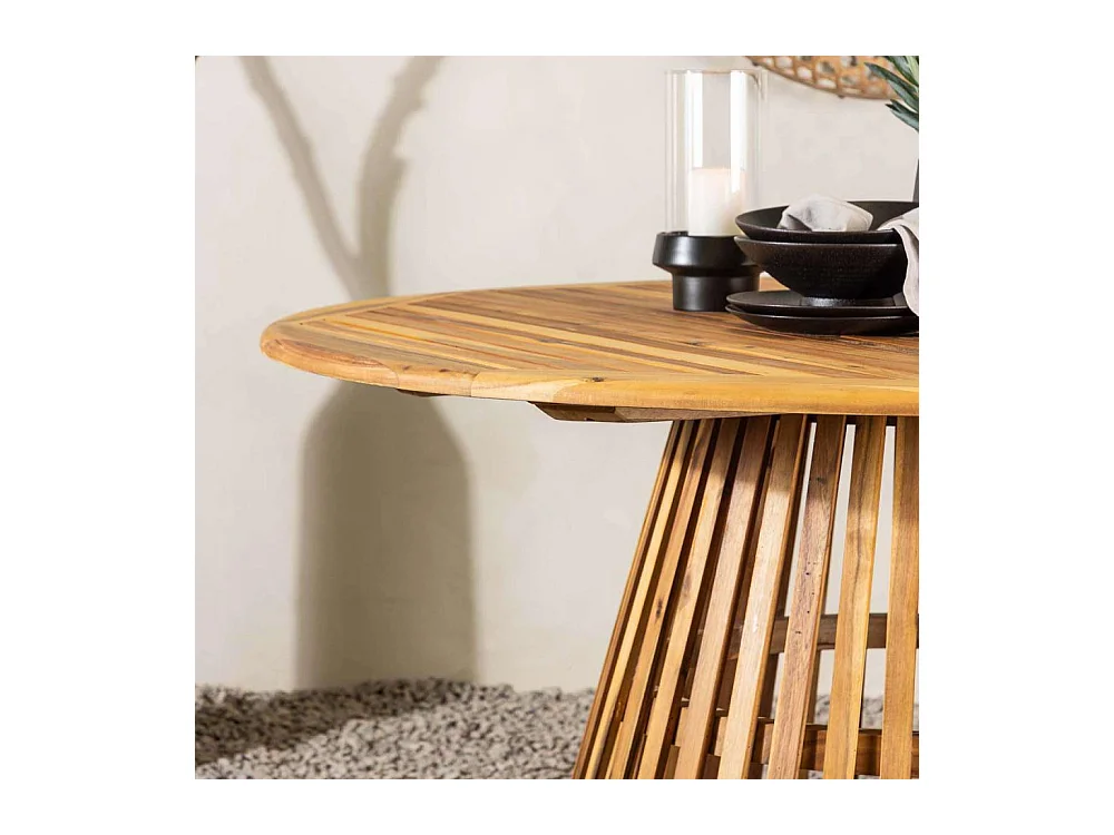 Tucumán tuintafel Ø150 naturel.