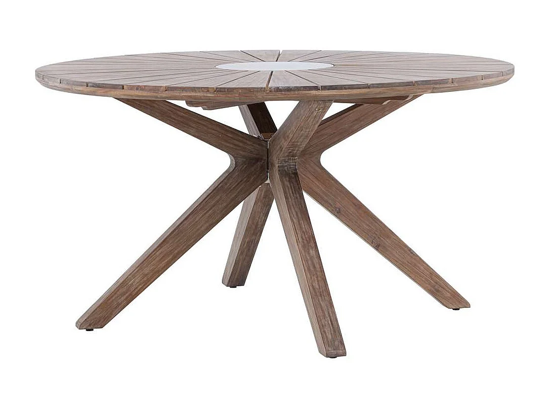 Rosario tuintafel Ø140 bruin.