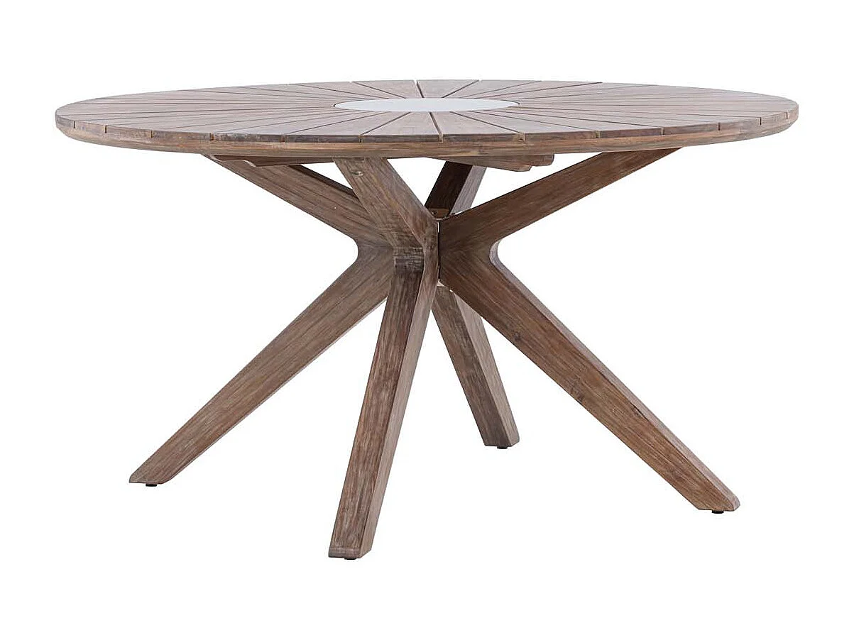 Rosario tuintafel Ø140 bruin.
