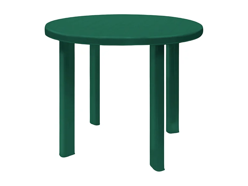 Table de Centre Ronde en Résine Ø89x72cm Vert 7house