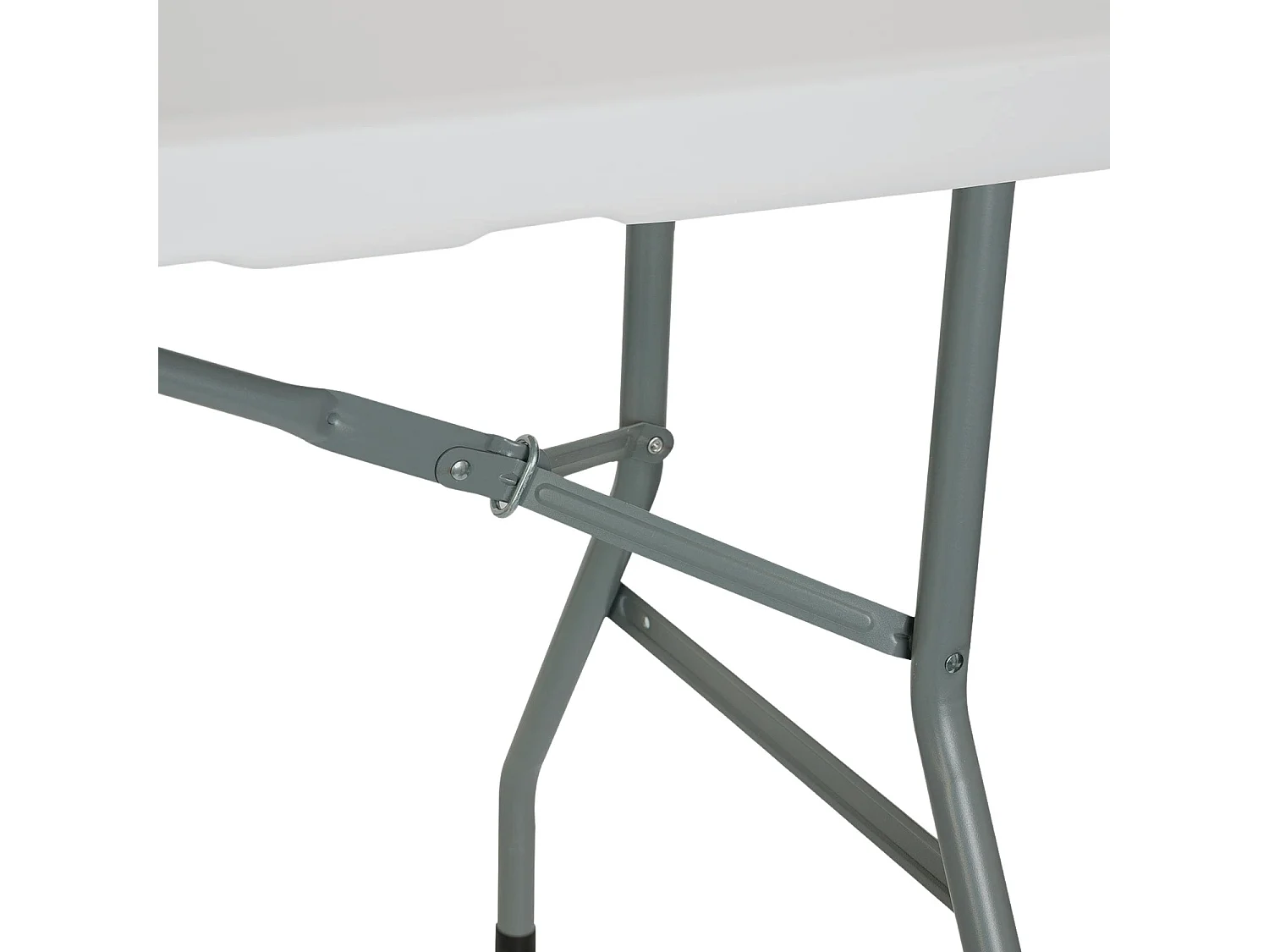 Pack de 2 Tables Pliantes 150cm Rectangulaire Blanc Restauration Thinia Home