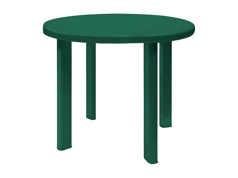 Table de Centre Ronde en Résine Ø89x72cm vert Thinia Home