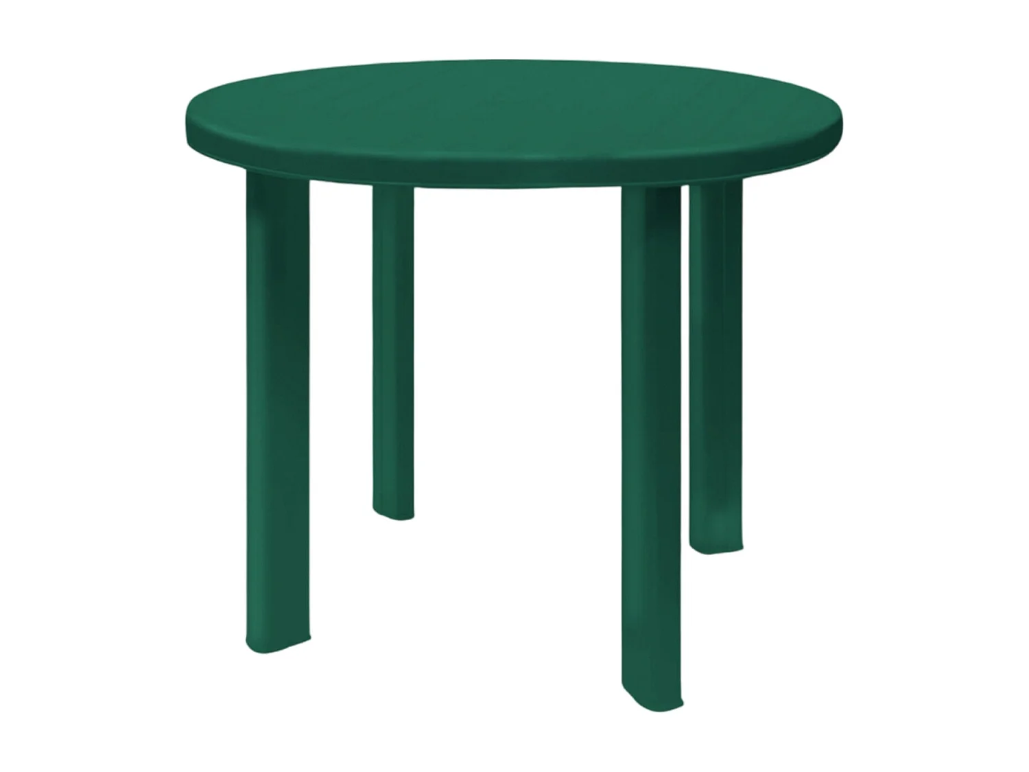 Tavolino da centro rotondo in resina Ø89x72cm verde Thinia Home