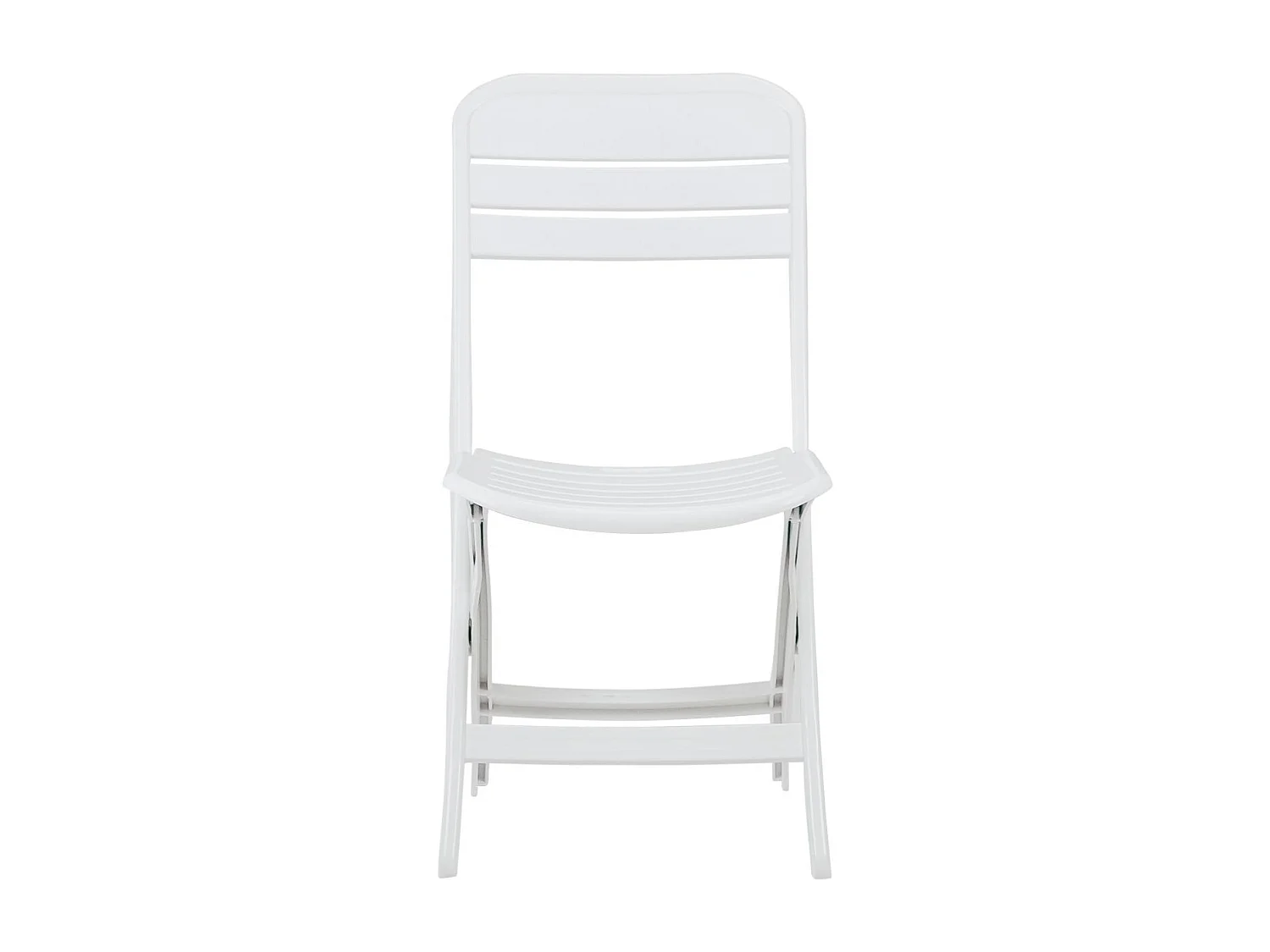 Pack 4 Chaises Pliantes Bliss Blanches 52x40x82cm 7house