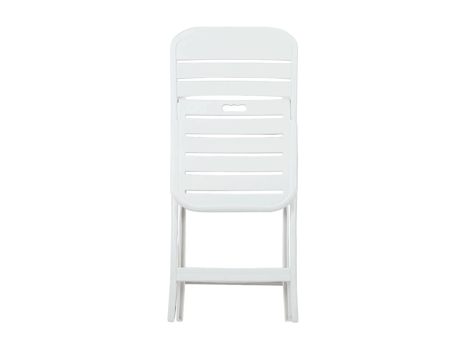 Pack 4 Chaises Pliantes Bliss Blanches 52x40x82cm 7house