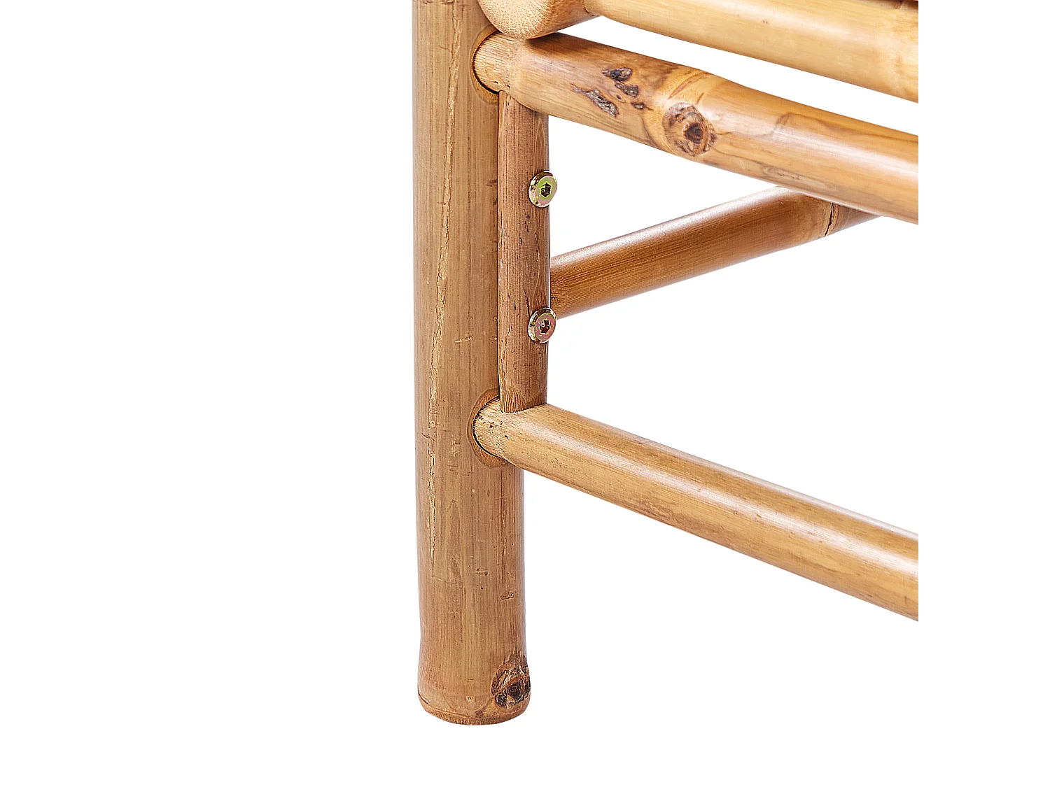 Section d\'angle du jardin CERRETO Bambou Taupe