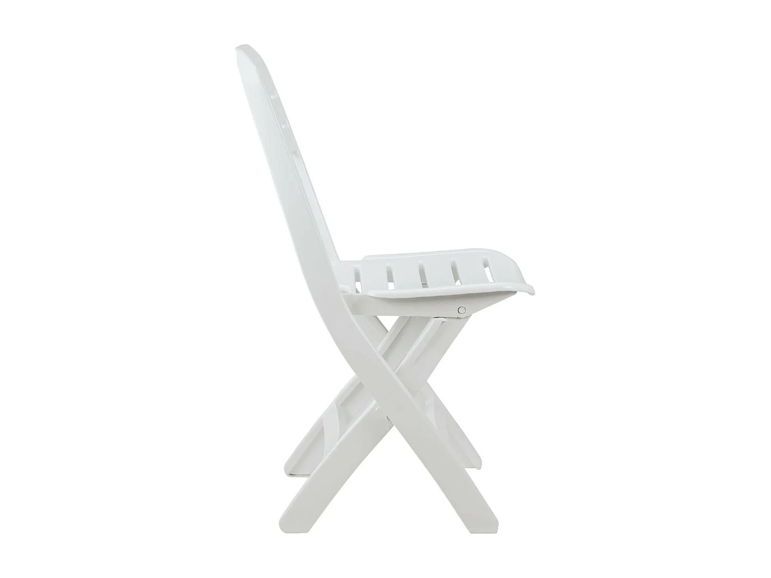 Sedia pieghevole Bliss bianca 52x40x82 cm Thinia Home