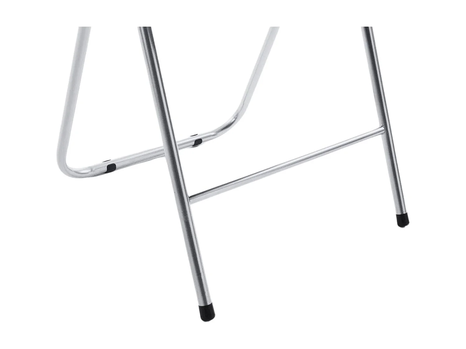 Confezione 2 Sedie Pieghevoli Imbottite Eleonor 44x46x79 cm Bianco 7house