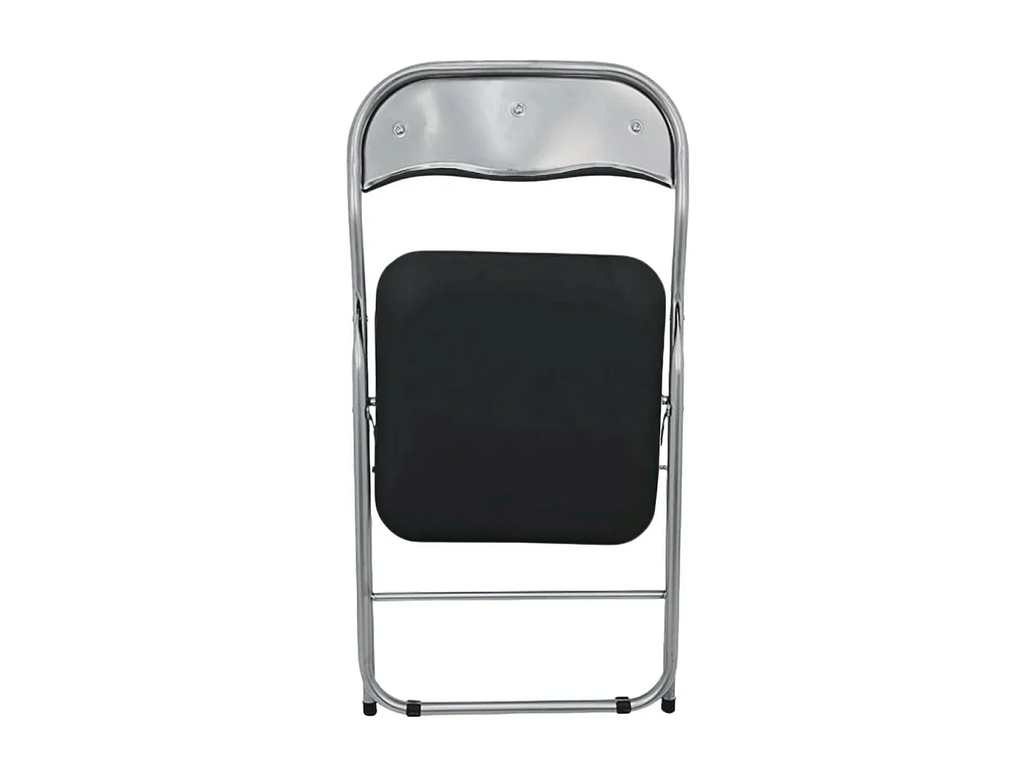 Chaise pliante rembourrée Eleonor 44x46x79cm Noir 7house