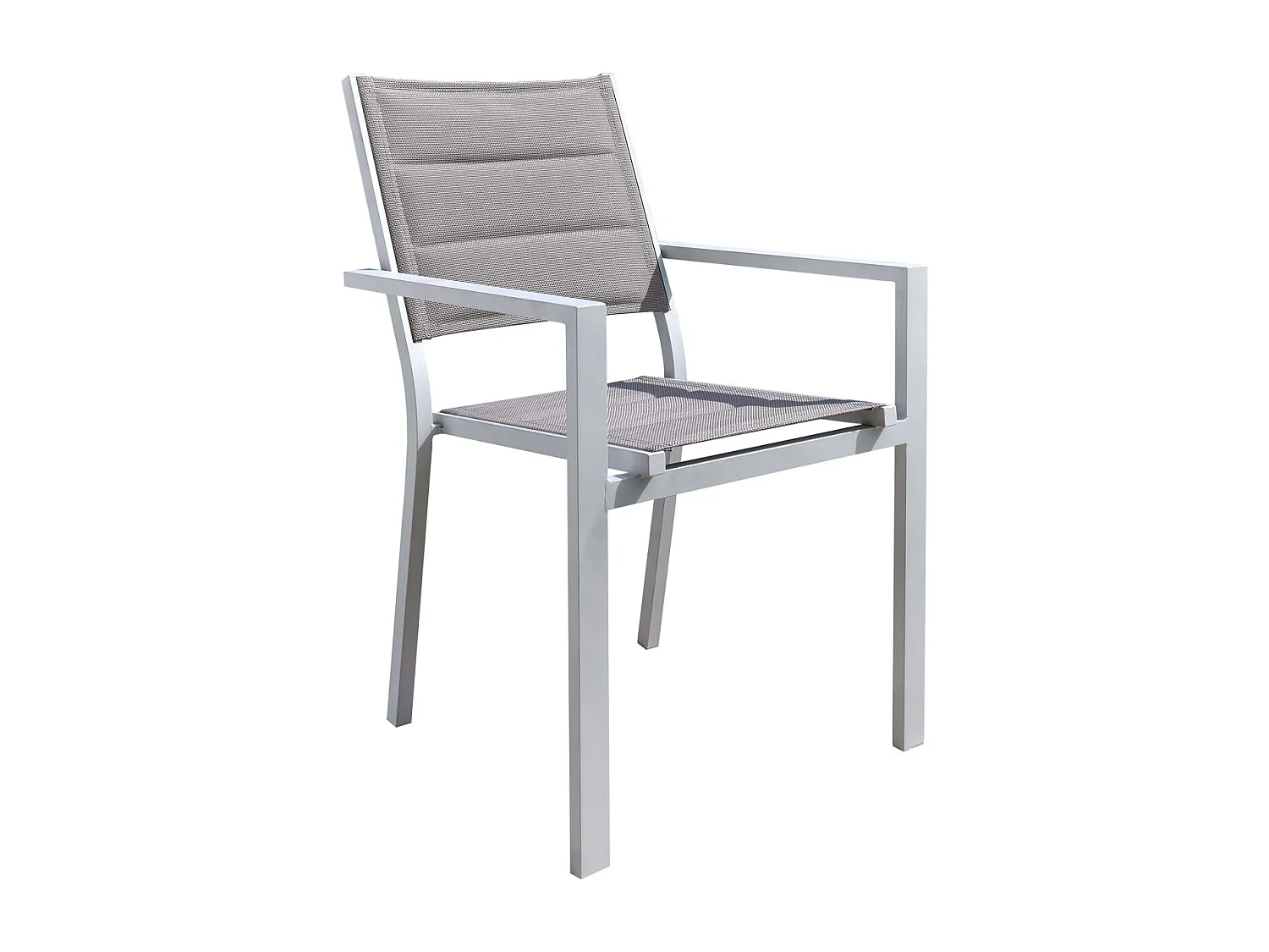 Fauteuil empilable en aluminium Ibiza