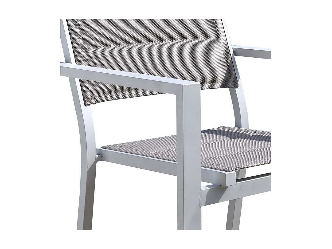 Fauteuil empilable en aluminium Ibiza