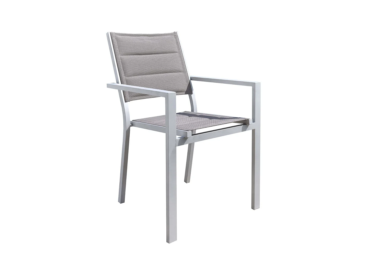 Fauteuil empilable en aluminium Ibiza
