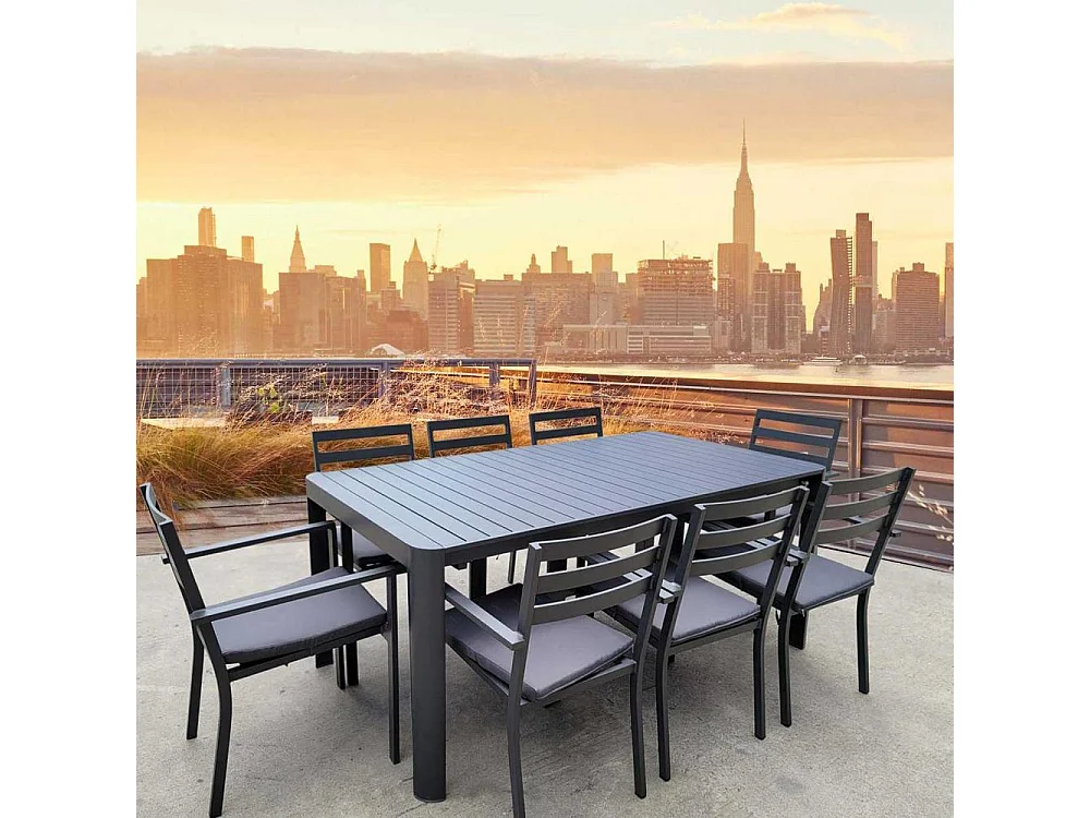 Fauteuil de jardin en aluminium Palma