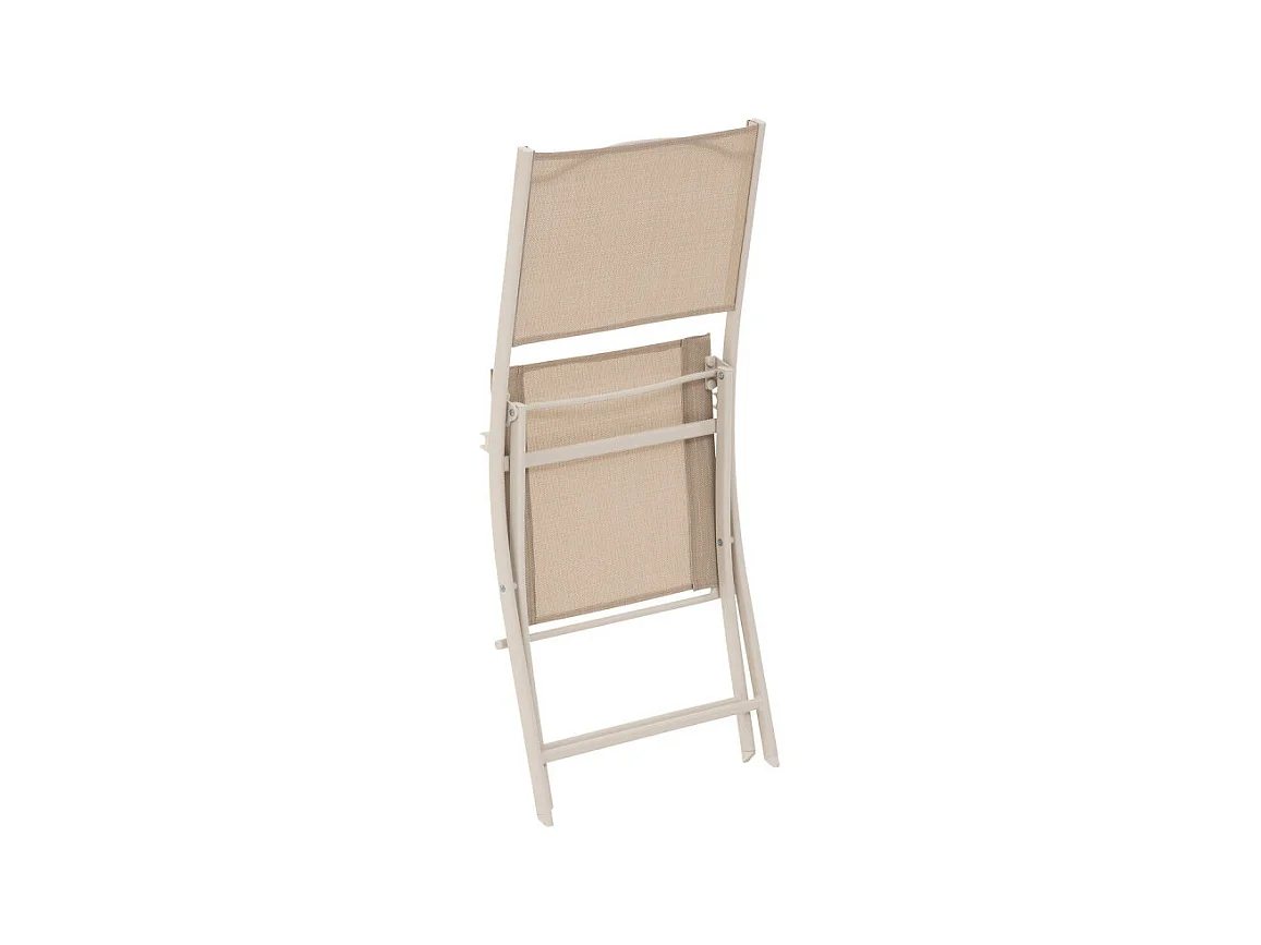 Chaise pliante Modula lin/argile Hespéride