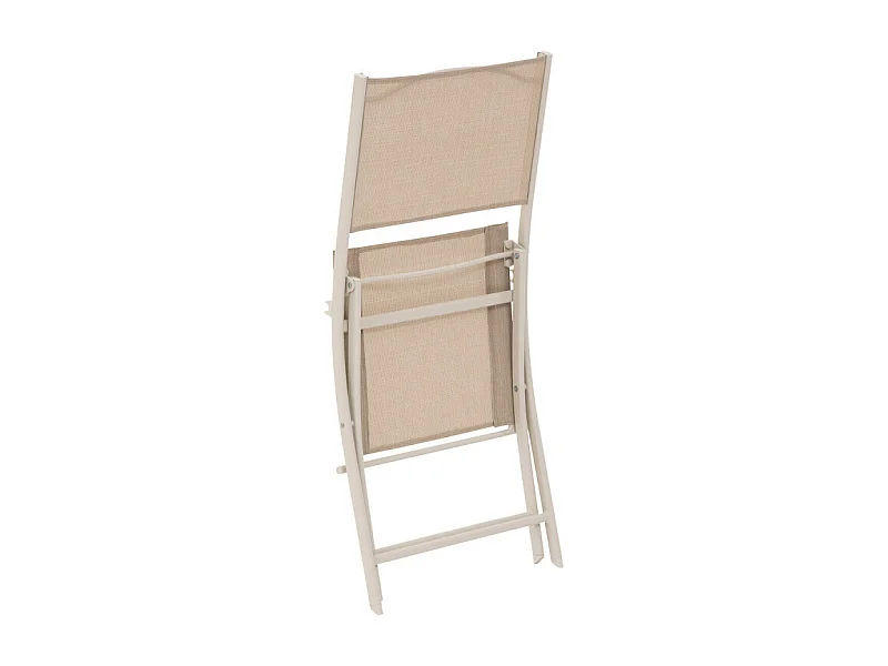 Chaise pliante Modula lin/argile Hespéride